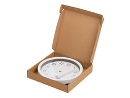 Пластиковые настенные часы  диаметр 25,5 см "Yikigai", белый