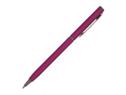 Ручка шариковая автоматическая BrunoVisconti® "PALERMO" цвет корпуса бордовый, soft-touch, 0.7 мм