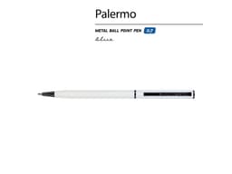 Ручка шариковая автоматическая BrunoVisconti® "PALERMO" цвет корпуса белый, soft-touch, 0.7 мм