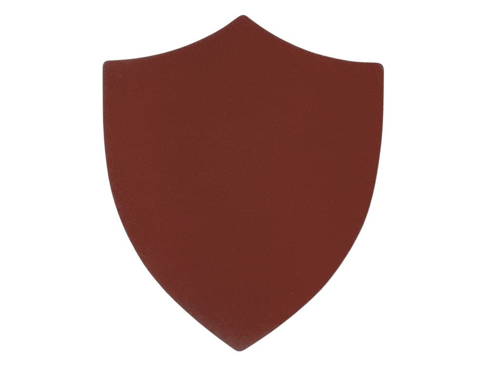 ПАТЧ ЩИТ nubuk (коричневый ) 6,6 х 5,5 см