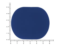 ПАТЧ ОВАЛ soft-touch (синий) 6,0 х 5,0 см