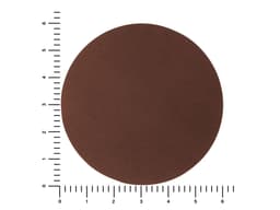 ПАТЧ КРУГ nubuk (коричневый ) 6,0 х 6,0 см
