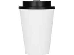Пластиковый стакан Take away с двойными стенками и крышкой с силиконовым клапаном, 350 мл