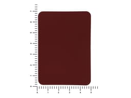 ПАТЧ ПРЯМОУГОЛНЫЙ soft-touch (коричневый ) 5,0 х 7,0 см