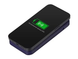 Внешний беспроводной аккумулятор с подсветкой лого «Astro», 10000 mAh, темно-синий (Р)
