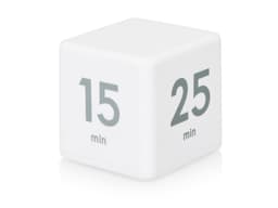 Таймер для тайм-менеджмента "Time Capsule" на 5-15-25-45 минут, софт-тач, белый