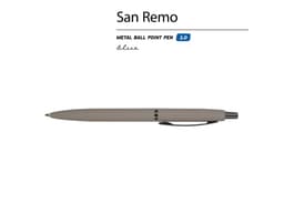 Ручка металлическая шариковая "San Remo"