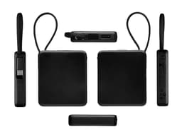 Внешний аккумулятор со встроенным кабелем USB-C «Дэнси»