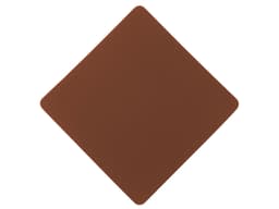 ПАТЧ РОМБ soft-touch (коричневый) 7,6 х 7,6 см