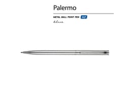 Ручка шариковая автоматическая BrunoVisconti® "PALERMO" цвет корпуса серебряный, 0.7 мм