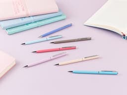 Ручка шариковая автоматическая BrunoVisconti® "PALERMO" цвет корпуса бирюзовый, soft-touch, 0.7 мм