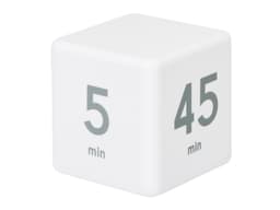 Таймер для тайм-менеджмента "Time Capsule" на 5-15-25-45 минут, софт-тач, белый