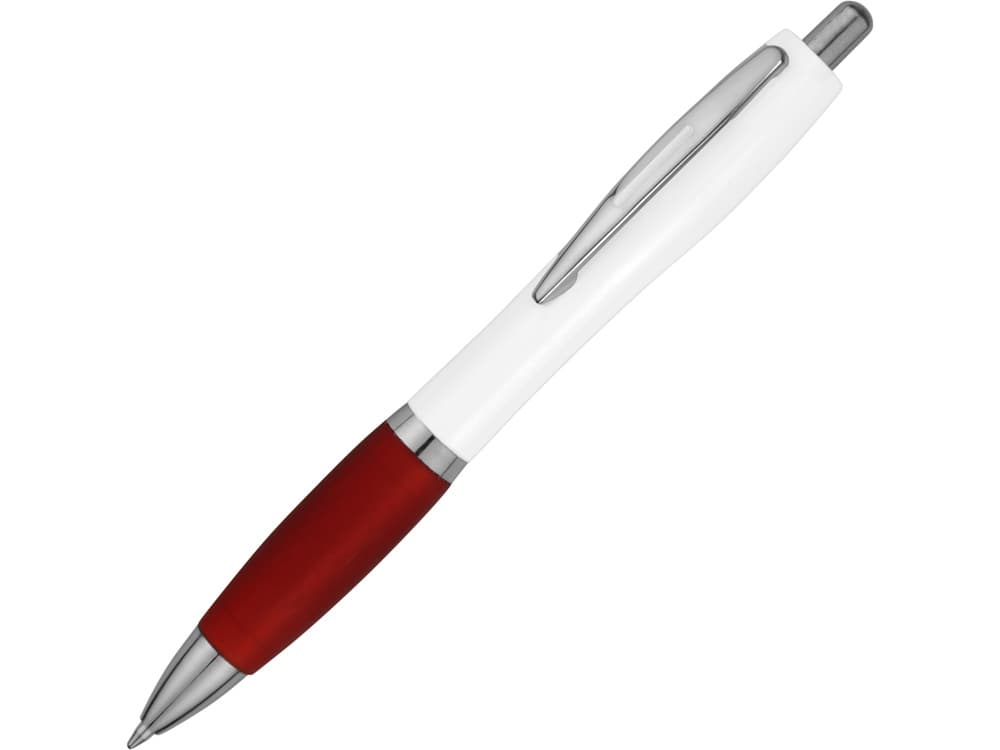 white, red