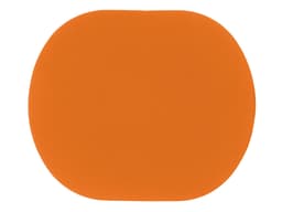 ПАТЧ ОВАЛ soft-touch (оранжевый ) 6,0 х 5,0 см