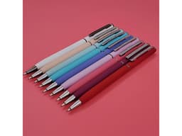 Ручка шариковая автоматическая BrunoVisconti® "PALERMO" цвет корпуса бордовый, soft-touch, 0.7 мм