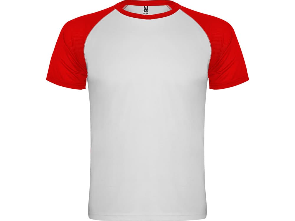 white, red
