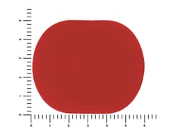 ПАТЧ ОВАЛ soft-touch (красный) 6,0 х 5,0 см