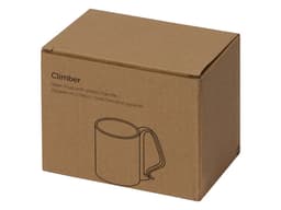 Стальная кружка Climber с пластиковой ручкой