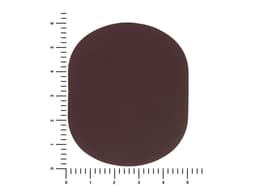 ПАТЧ ОВАЛ soft-touch (коричневый ) 6,0 х 5,0 см