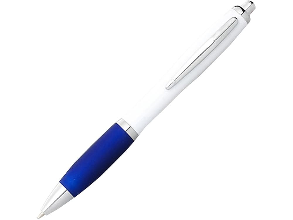 white, blue