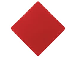 ПАТЧ РОМБ soft-touch (красный) 7,6 х 7,6 см