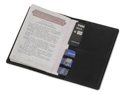 Обложка для паспорта с RFID защитой отделений для пластиковых карт "Favor"