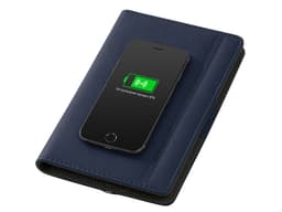 Органайзер с функцией беспроводной зарядки "Manner", 5000 mah, темно-синий (Р)