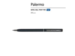 Ручка шариковая автоматическая BrunoVisconti® "PALERMO" цвет корпуса сине-черный, soft-touch, 0.7 мм