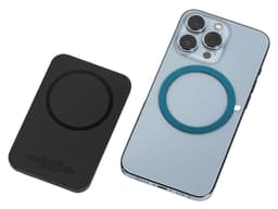 Магнитный беспроводной внешний аккумулятор "MagnetIQ", 5000 mah, 10 W, черный (Р)