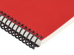 Ежедневник недатированный на спирали А5 "Agenda", красный (Р)