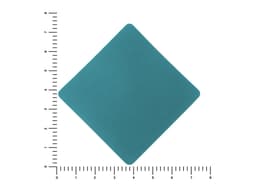 ПАТЧ РОМБ nubuk (голубой) 7,6 х 7,6 см