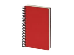 Ежедневник недатированный на спирали А5 "Agenda", красный (Р)