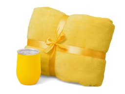 Подарочный набор «Dreamy hygge» 2.0 с пледом и термокружкой