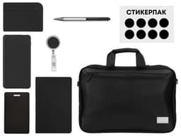 Welcome pack «Swift start», черный с нанесением