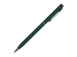Ручка шариковая автоматическая BrunoVisconti® "PALERMO" цвет корпуса зеленый, soft-touch, 0.7 мм