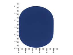 ПАТЧ ОВАЛ soft-touch (синий) 6,0 х 5,0 см