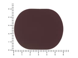 ПАТЧ ОВАЛ soft-touch (коричневый ) 6,0 х 5,0 см