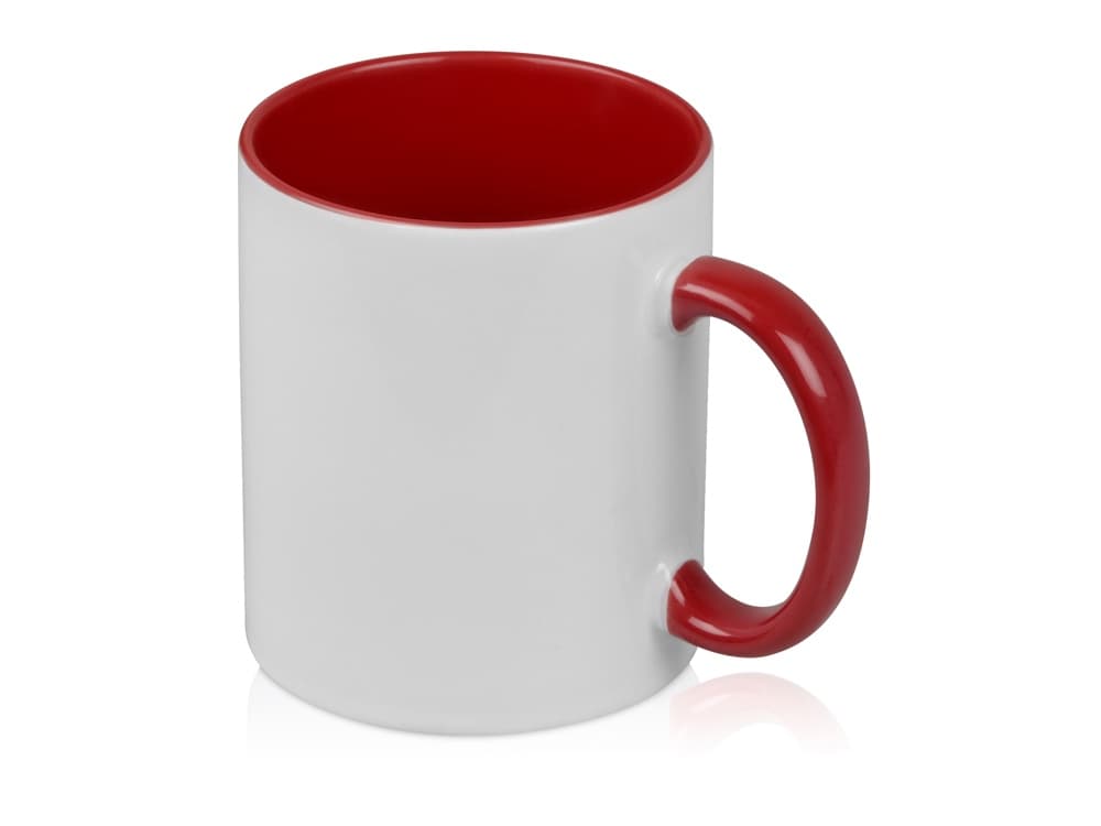 white, red