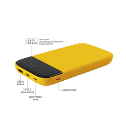 Внешний аккумулятор Bplanner Power 3 ST, софт-тач
