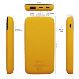 Внешний аккумулятор Bplanner Power 3 ST, софт-тач