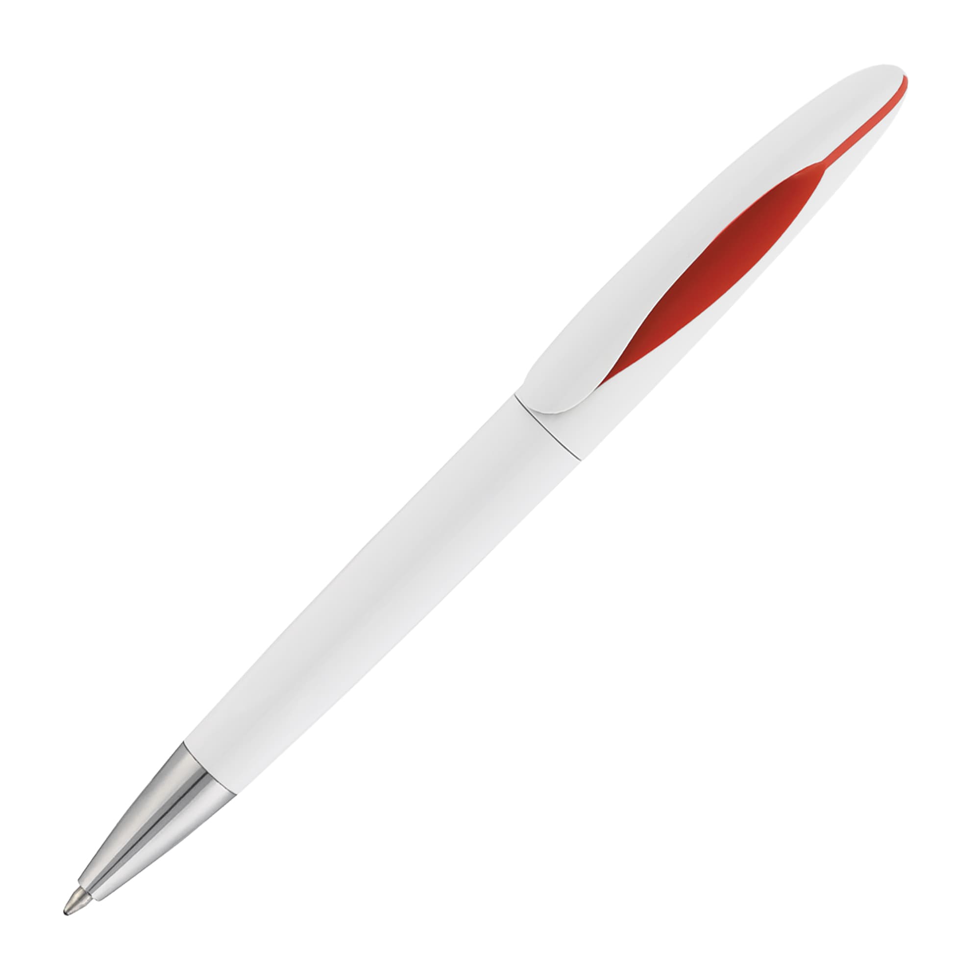 white, red