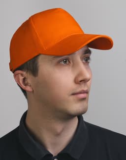 Бейсболка, 5 клиньев, хлопок, 250 г/м2