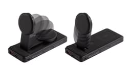 Беспроводная зарядная (20W/15W) станция-пауэрбэнк "Slider" 10000 mAh для смартфонов, наушников, часов, с подвижным зарядным блоком